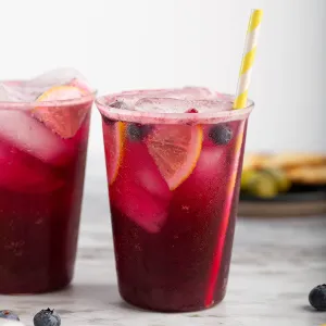 Blueberry Lemon Soda