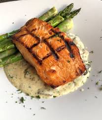Grilled Salmon with Asparagus