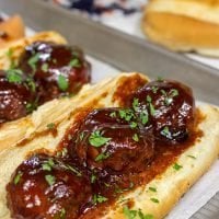  BBQ Meatball Subs