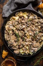 Vegan Mushroom Stroganoff
