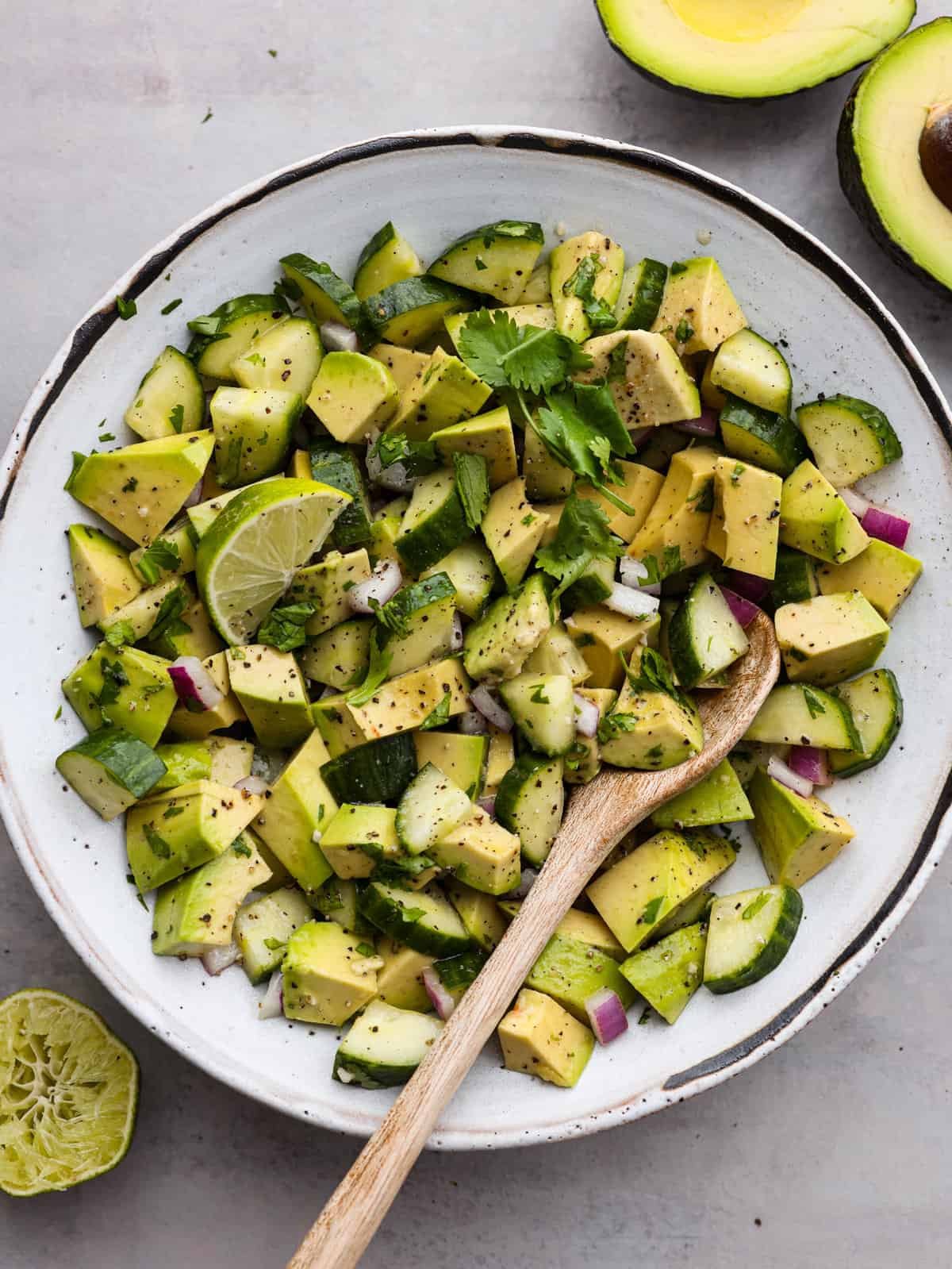 Cucumber Avocado Salad