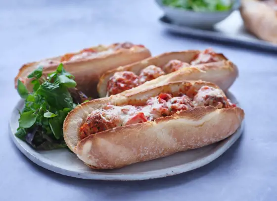 Pork Meatball Subs