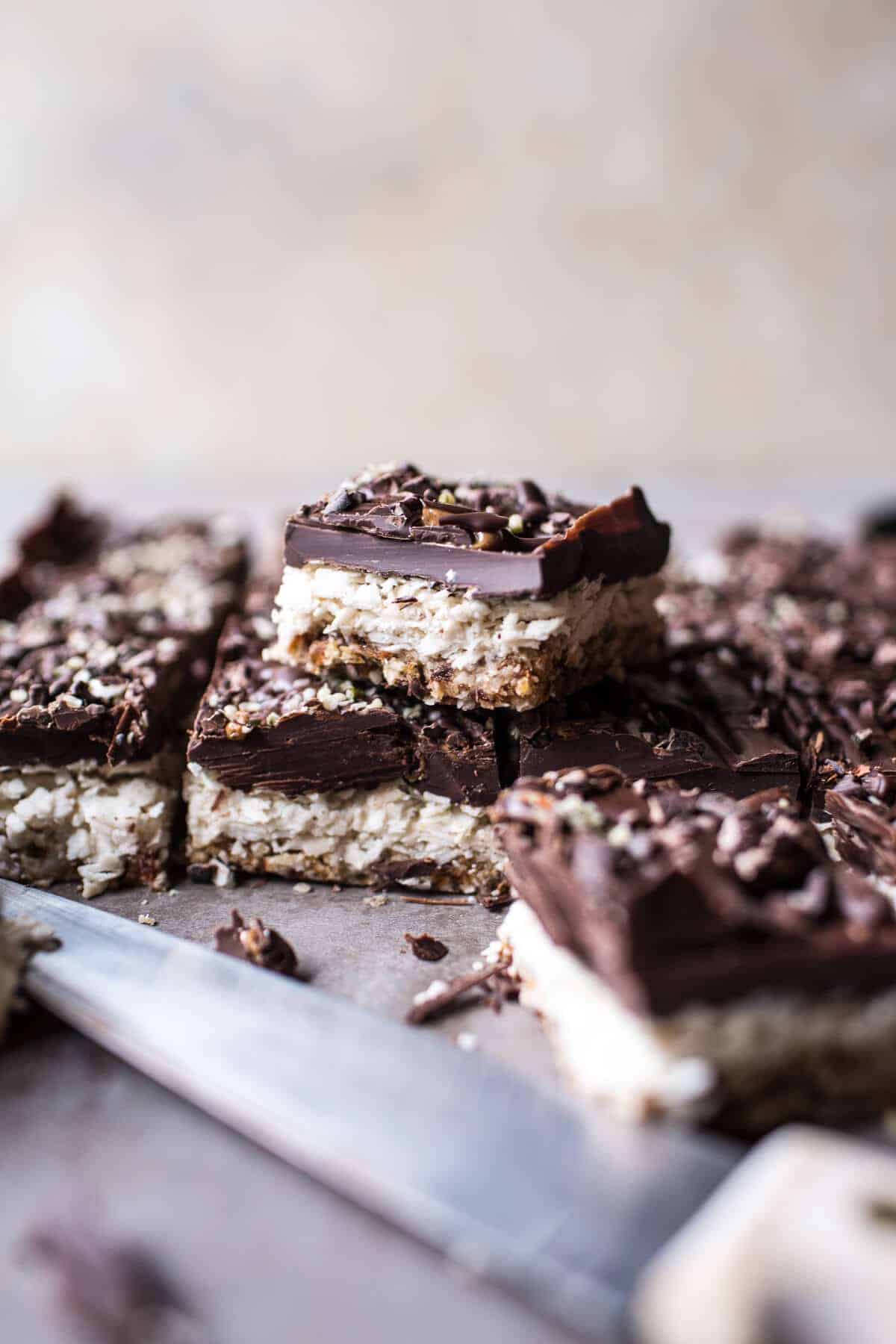 Chocolate Coconut Almond Bars