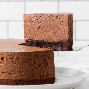 Chocolate Brownie Mousse Cake