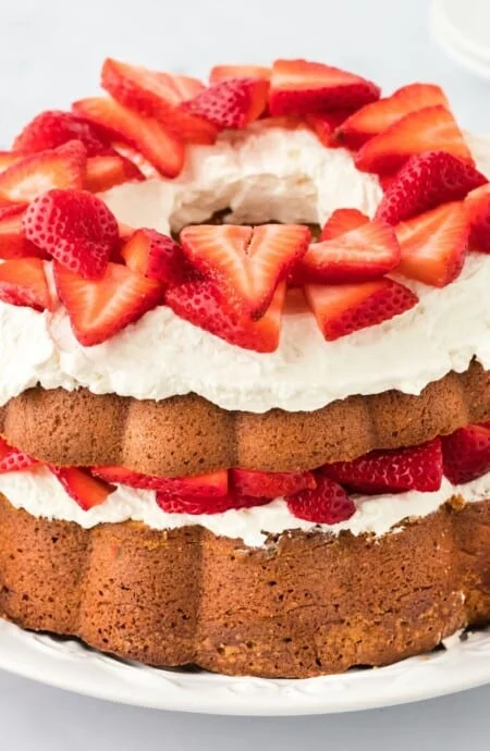 Strawberry Shortcake Pound Cake