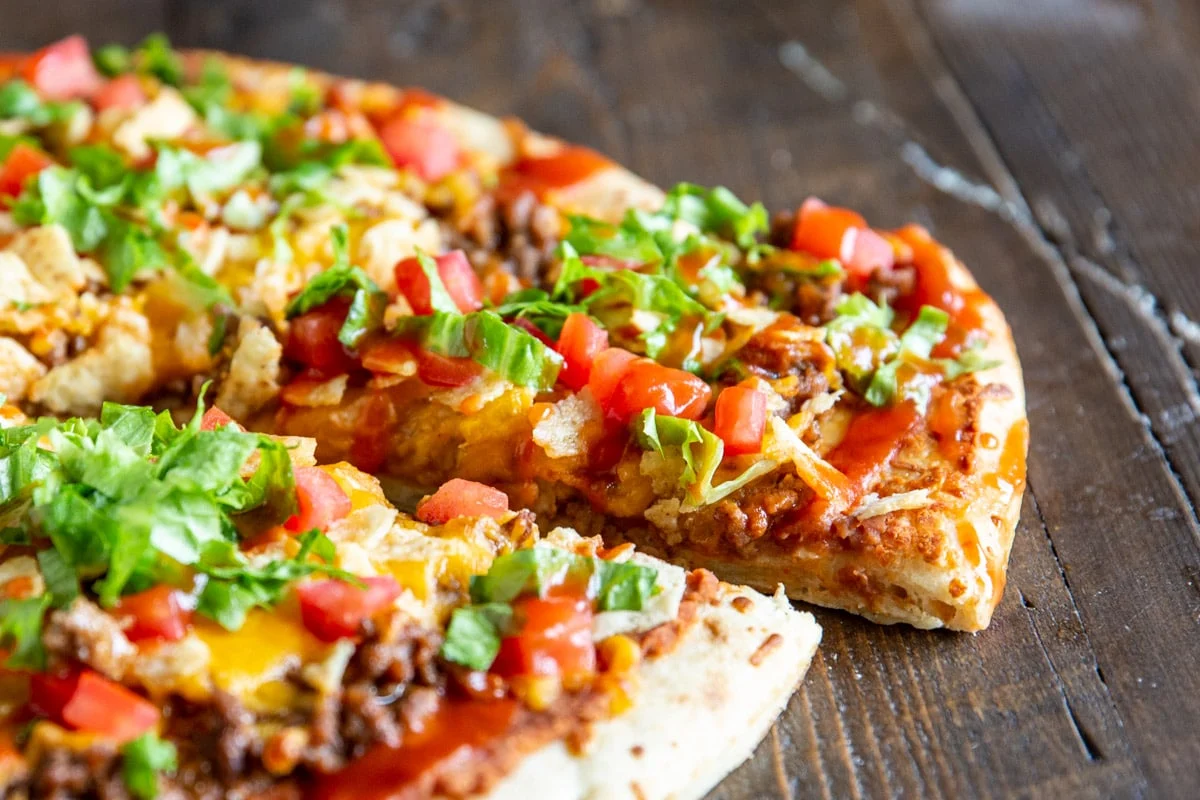 Taco Beef Pizza
