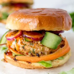 Thai Style Fish Burger