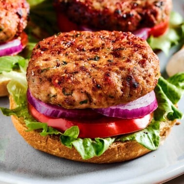 Air Fryer Frozen Turkey Burger