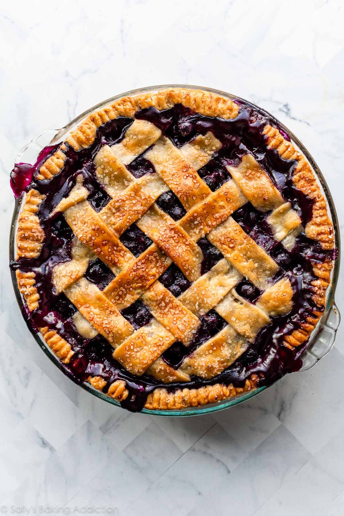 Homemade Blueberry Pie