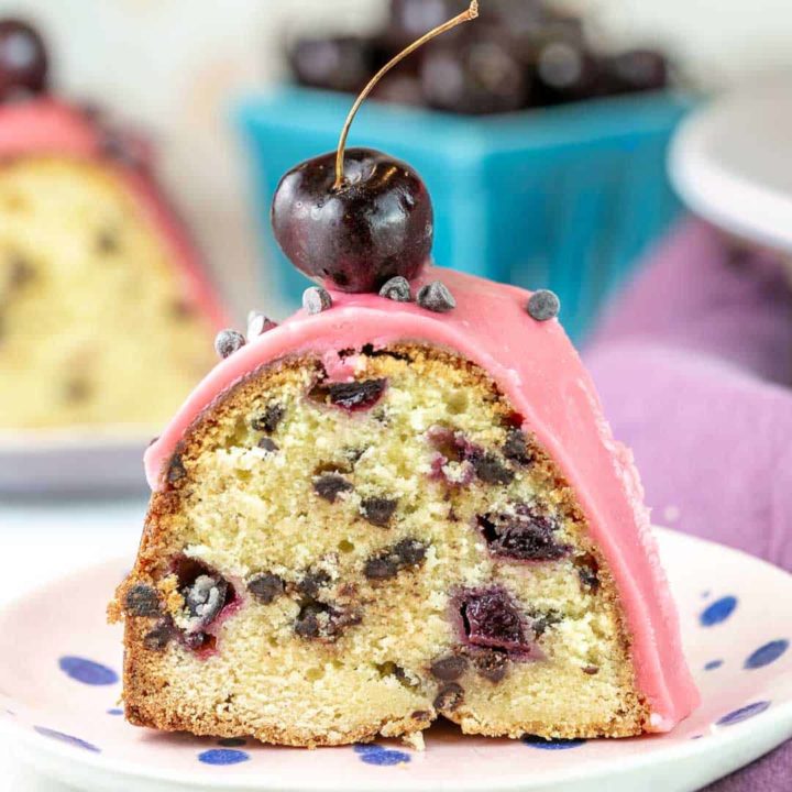 Chocolate Cherry Pound Cake