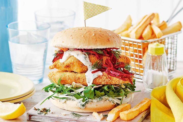 Crunchy Fish Burger
