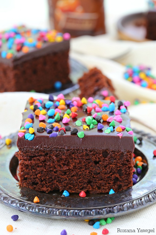 Double Chocolate Buttermilk Cake