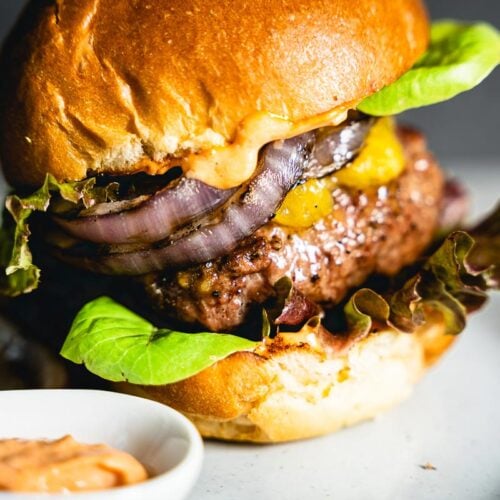 Grilled Lamb Burger