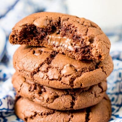 Nutella Stuffed Cookies