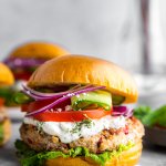 Easy Greek Turkey Burgers