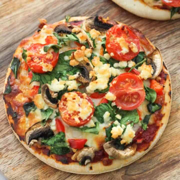 Spinach and Feta Pizza