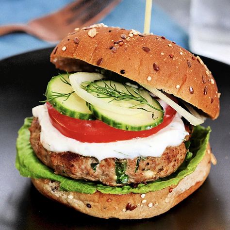 Greek Turkey Burgers